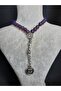 Transparent Purple Beads 33' Tasbih - with Metal Tassel - 3