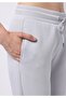 Regular Fit Mid Waist Straight Women's Gray Sweatpants - 5