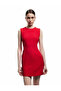 Round Neck A-Line Sleeveless Mini Red Women's Dress 6Wak80006Uw - 2