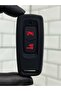 Honda Pcx & Forza & Xadv Compatible Silicone Key Case Cover Black Red (2021-2022-2023-2024) - 3