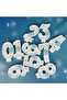 Snowflake Number 5 Birthday Candles - 6