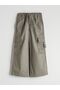 LCW Kids Elastic Waist Girl's Cargo Pants
