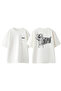 Gym Never Give up 3 Design Back Printed Cotton White Oversize T-Shirt