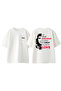 Che Guevara 3 Design Back Printed Cotton White Oversize T-Shirt