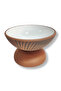 Rustic Footed Medium Bowl