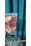 6 Pcs Glass Coffee Cup Rames Stamped Stylish Design Sumum Cup120 Cc Volume11 cm Height6 cm Mouth Bo - 3