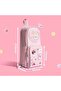 Kawaii Korean Style Pen Holder - 3 Compartment, 6 Cell Cylinder Bag Pencil Case Pen Holder Pink - 2