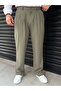 Baggy Fit Fabric Trousers - 2
