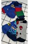6 Pairs of Boy's Booties Socks