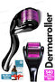 Dermaroller 0.50mm 540 Titanium Needle Collagen Serum Gift Skin Renewal Set