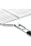 BBQ Grill with Wooden Handle Large - [ 52 cm x 36 cm ] - 7