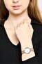 Women 25200140 Stainless Steel Analog Watch 25mm With Bangle, Rose Gold - 2