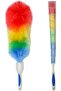 Feather Duster Soft Rainbow with Cover Bendable | Flexible Multicoloured Cleaner Tool Dust - 8