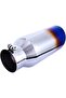 ACUMSTE Tail Pipes, Exhaust Pipes Tips Stainless Steel Angel Cut Rolled End Blue Burnt Muffler Tip 4 - 4