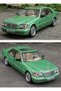 Mercedes Benz W140 S320L Diecast Model Car Openable Doors Mercedes Benz 320Sel Green - 4