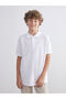 Polo Neck Short Sleeve Basic Boys' T-Shirt - 2