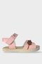 Elastic Bead Detailed Casual Women's Sandals Pudra - Taba