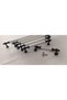 Roma North 224 mm White-Black Luxury Modern Drawer Cabinet Wardrobe Furniture Handles - 5