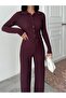 Women's Bubble Crop Shirt Top and Bottom Set - 3