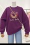 Lost Bear Printed Unisex Sweatshirt