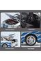 Fast and Furious Diecast Model 2002 Nissan Skyline Gtr R34Silver/Blue 1:24 Scale - 4