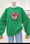 3 Yarn Combed Cotton Lost Bear Printed Unisex Sweatshirt