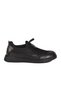 2250906K Z Black-Platinum Nubuck Genuine Leather Women's Casual Shoes - 3