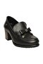 D25Ka-3335 Casual Heeled Black Women's Shoes