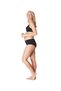 Chilot negru gravide bumbac Melange - 5