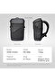 MR-6886 Laptop Backpack 17", Water Resistant Travel Bag with USB, Anti-Theft - 3