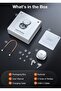 RecDot Wireless AI Conference Earbuds with Live Transcription | Silver - 4