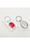 Keychain Accessory Keyring Turkish Flag Metal Keychain Bag Accessory - 4