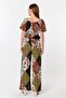 Khaki Patterned Trousers - 5