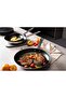 Professional Shallow Stainless Steel Frying Pan With Triple Bottom, Non-Stick Inner Coate - 9