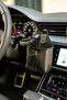 In-Car Organizer Leather Pouch Black Phone Holder Card Holder Pen Holder Glasses Carrying Organizer - 3