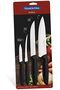 Plenus 4-Piece Knife Set, Black