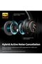 Space Hybrid Active Noise Cancellation Over-Ear Headphones - 2