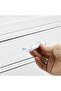 Furniture Bathroom Kitchen Cabinet Drawer Cupboard Door Handle Knob White 96 mm Metal Handle (10 Pieces) - 4