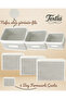 6-Piece Gray Kindergarten Nursery Organizer Set Spare Clothes Bag Organizer - 2