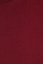 Women's Loose Fit Comfortable Fit 100% Cotton Soft Textured Burgundy Crew Neck T-Shirt Blouse - 6