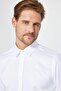 Pack of 2 White Slim Fit Easy-Iron Sweat-Comfortable Four-Season Men's Shirts - 3