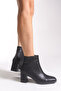 Women's Heeled Boots 00121030 Black Skin - 3
