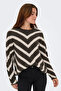 Women's Onleliza Patterned Knitted Sweater 15191792 Brown