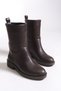 Elalynth Women's Short Boots 00128835 Brown Skin - 5