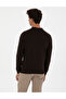 Dark Brown Slim Fit Polo Neck Basic Knitwear Sweater 50315405-Vr084 - 5