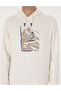 Ecru Regular Fit Sweatshirt 50313893-Vr019 - 6