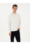 Ecru Regular Fit Sweatshirt 50313944-Vr019