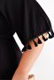Elastic Waist Tassel Detailed Cotton Lycra Dress - 8