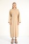 50685 - Stylish Comfortable Knitwear Women's Full Length Dress with Crew Neck - 6