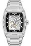 Skeletor Automatic Men's 42mm Watch with Matte Black Dial, Silver Indexes & 316L Stainless St